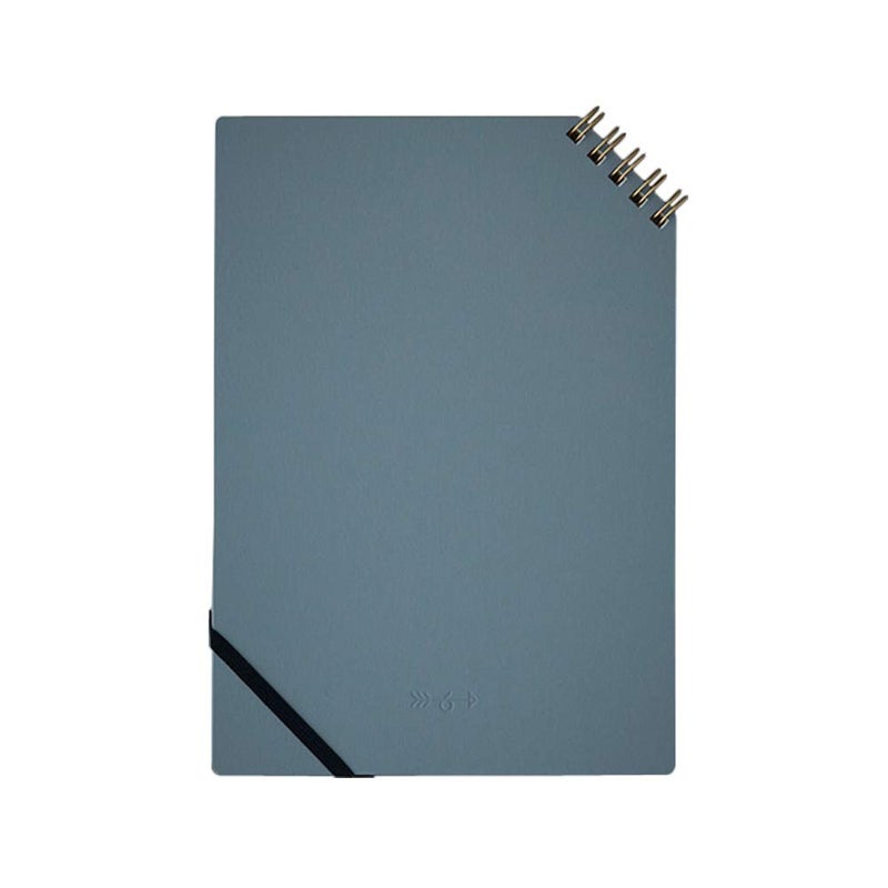 IPPINKA Japanese Ring Notebook, Grey, Dot Grid - Image 1